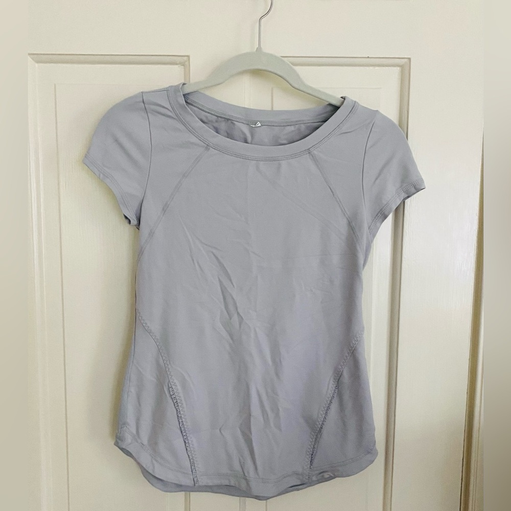Vimmia Cutout Back Activewear Top Silver Cloud XS
